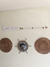 Maritimes Deko-Ruder mit 3