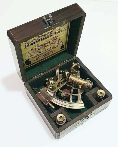 Messing maritim sextant - 5, zoll