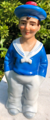 Maritime porzelan flasche - maritime,