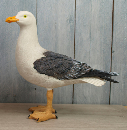 Deko möwe stehend - möwe,