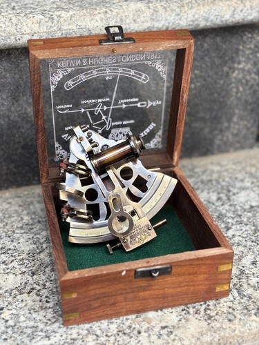 Maritimer sextant aus massivem - maritimer,
