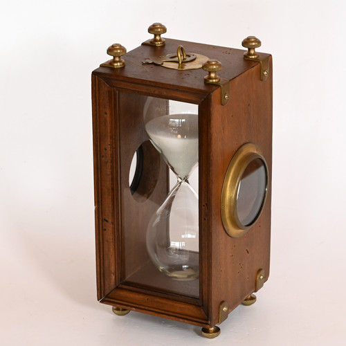 Sanduhr nautisch holzkasten - sanduhr,