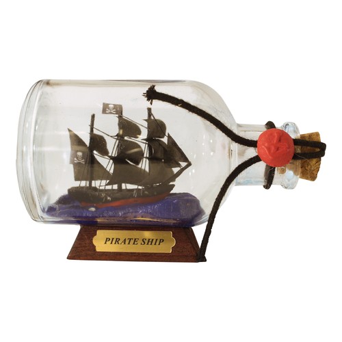 Flaschenschiff piratenschiff - flaschenschiff,