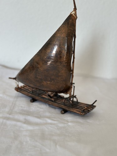 Vintage kupfer segelschiff - kupfer,